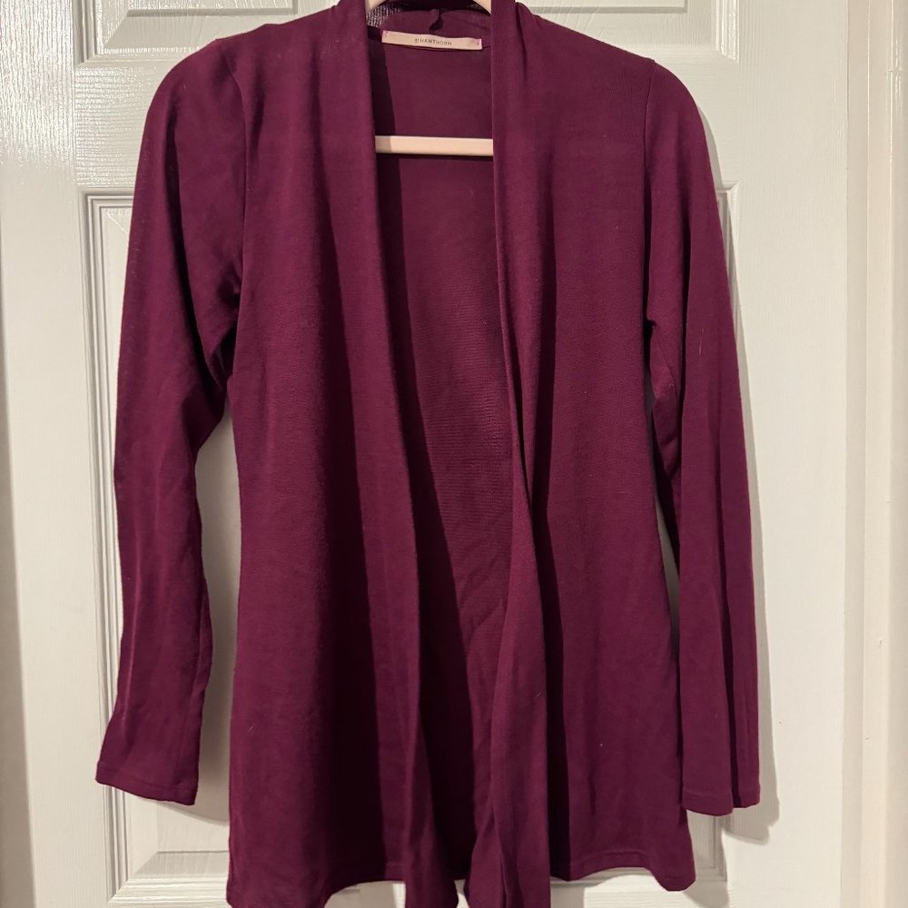 Purple Cardigan, M